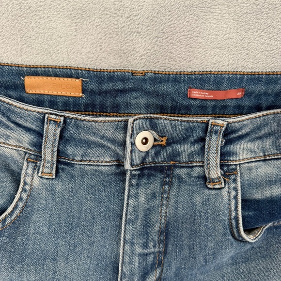 Anthropologie x Pilcro Jeans Bootcut Flare Blue Wash Denim Pants Womens size 29 - Picture 5 of 16